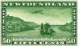 50c Airplane and packet ship