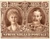 3c King George V and Queen Mary